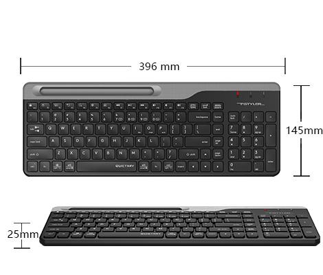 A4TECH FBK25 BLUETOOTH Q KLAVYE SİYAH