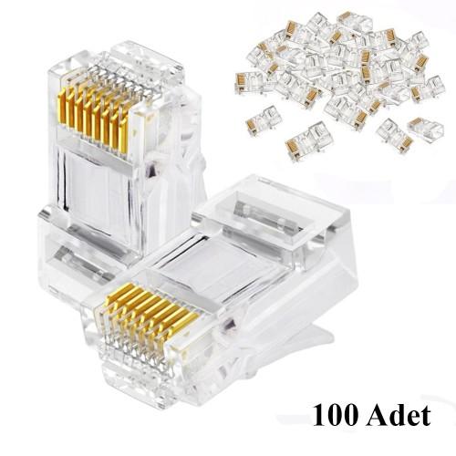 Frisby FNW-RJ4519N RJ45 UTP 100'lü Altın Uç Konnektör