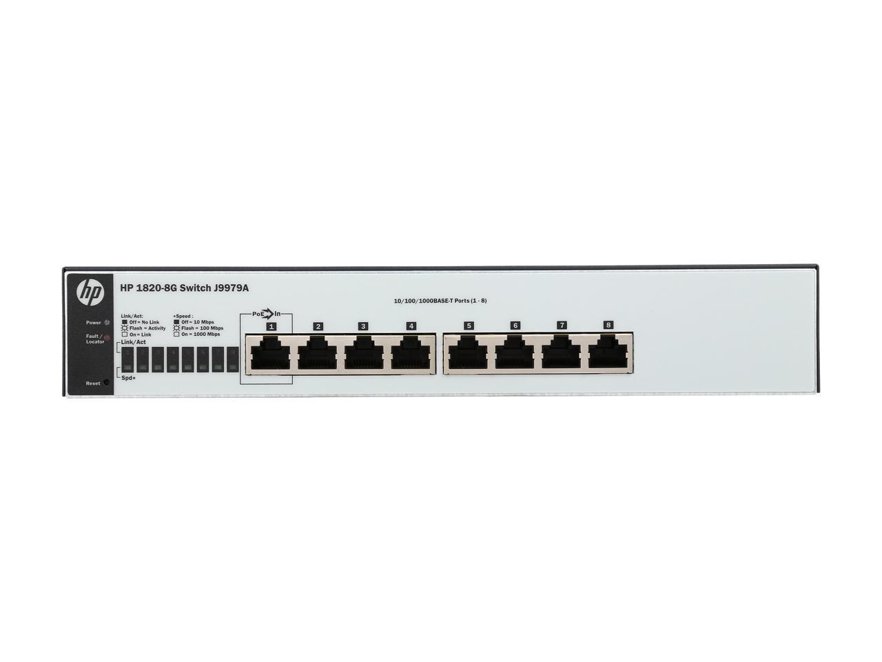 HP J9979A 1820-8G 10/100/1000 Switch