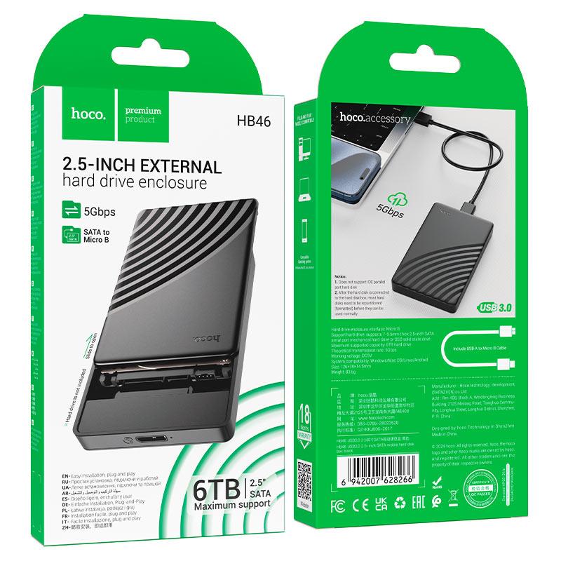 HOCO HB46 USB3,0 2,5İNC SATA HARD DRİVE ENCLOSURE