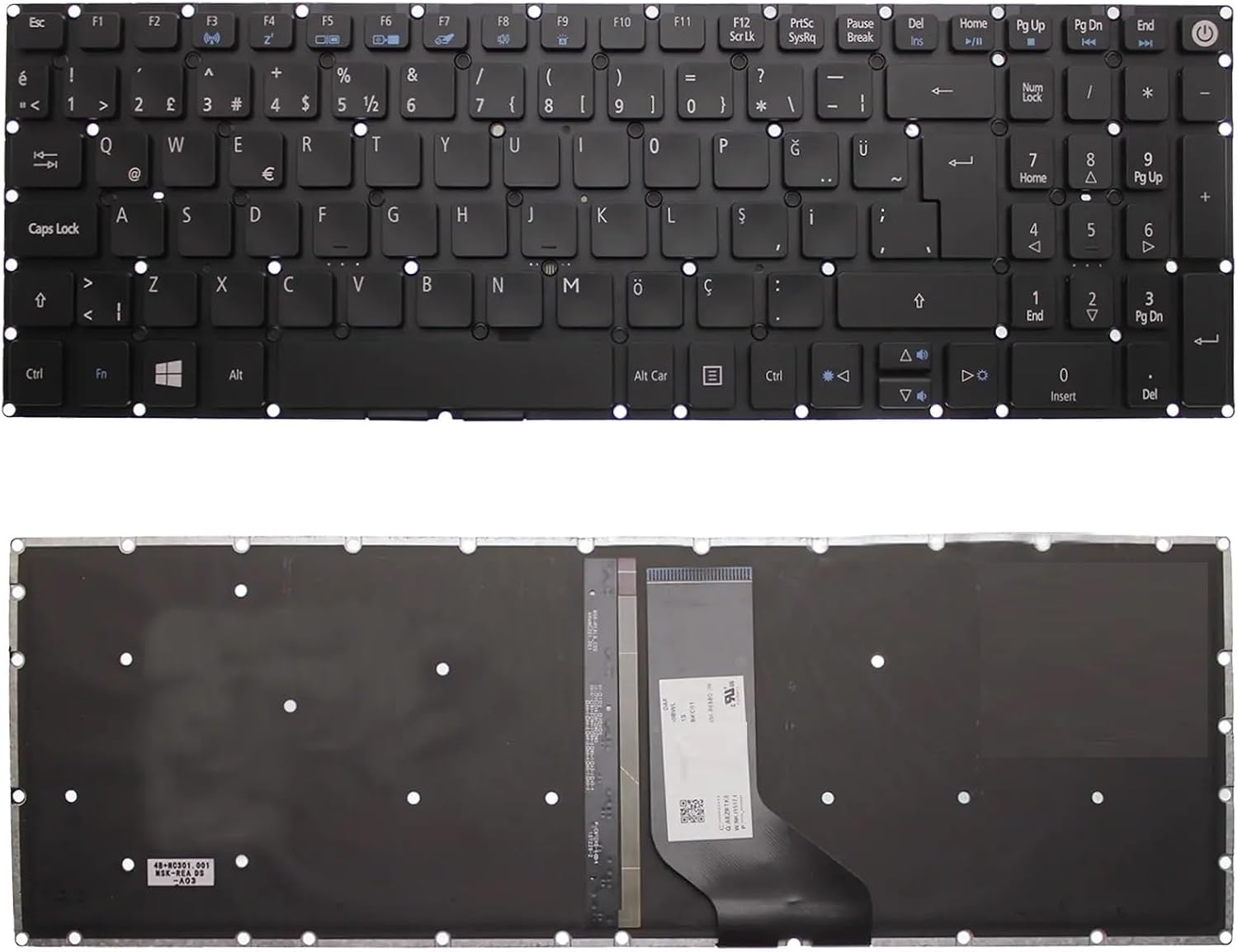 BTT BB2eeA NOTEBOOK KLAVYE YEDEK PARÇA
