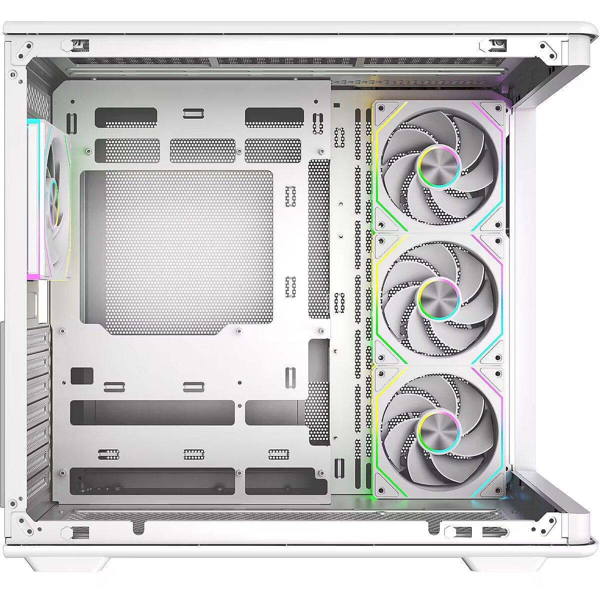 Cooler Master Elite 600 Curve TG Beyaz ARGB Mid Tower Kasa PSU YOK