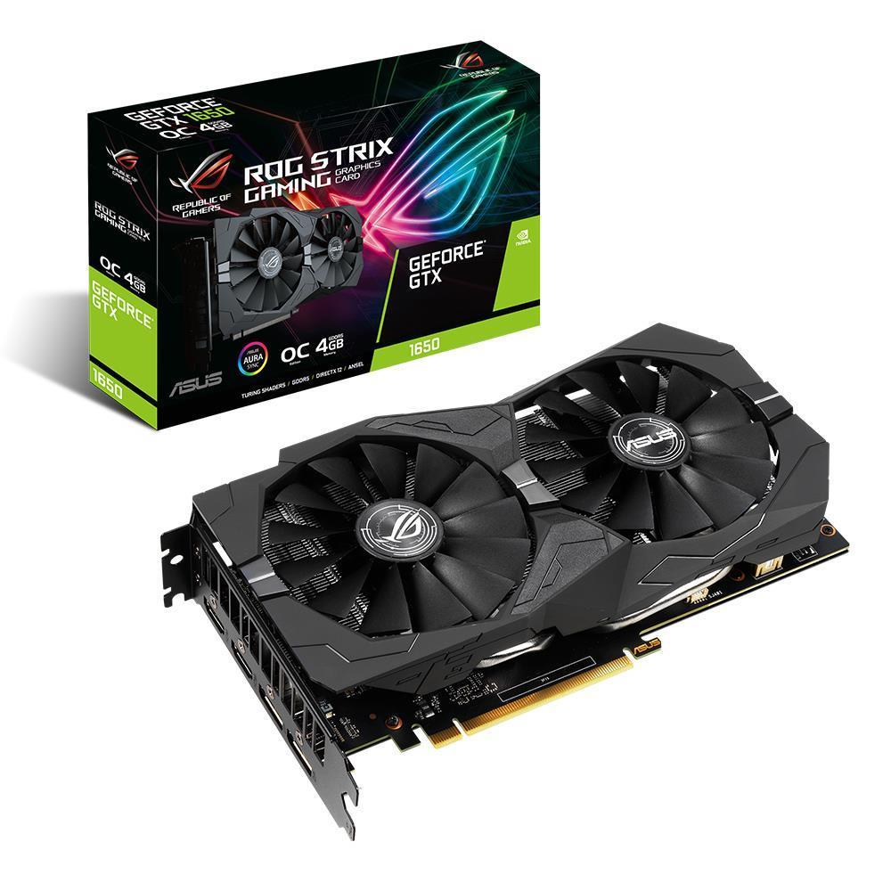 ASUS GeForce GTX 1650 ROG STRIX OC 4GB GAMING GDDR5 128Bit Nvidia Ekran Kartı