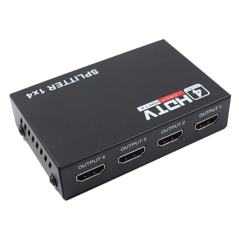 Qport Q-SPL4 Full Hd 1 Giriş 4 Çıkış HDMI Splitter(Sinyal Çoğaltıcı)
