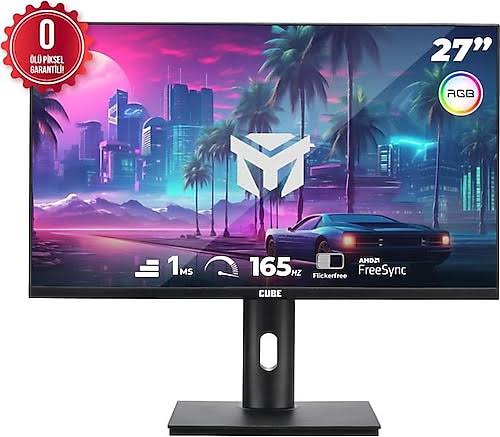27" Cube PA-27V165F VA 1MS 165Hz 2xHDMI XDP 2K QHD