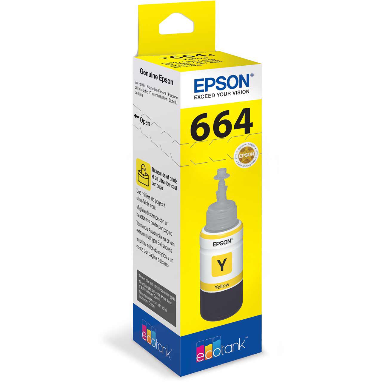 EPSON C13T66444A SARI KARTUŞ EP/M 70Ml(L100-L200)