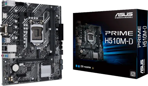 ASUS PRIME H510M-D 3200(OC) DDR4 mATX 1200p