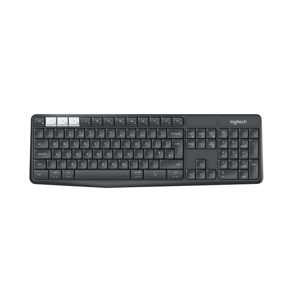 Logitech K375S Multi-Device Kablosuz Bluetooth Klavye ve Stant Seti 920-008178
