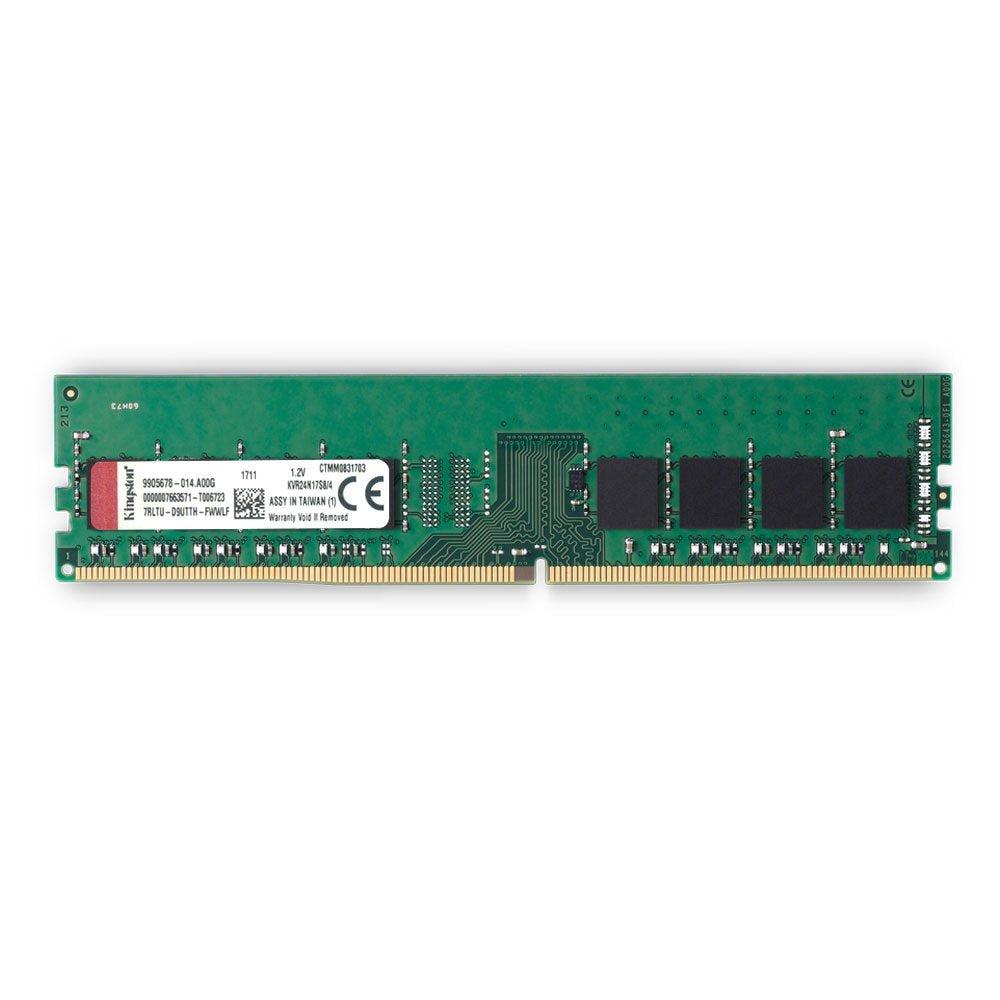 Kingston 4GB DDR4 2400 MHz CL17 SR 1Rx16 Masaüstü Ram KVR24N17S6/4