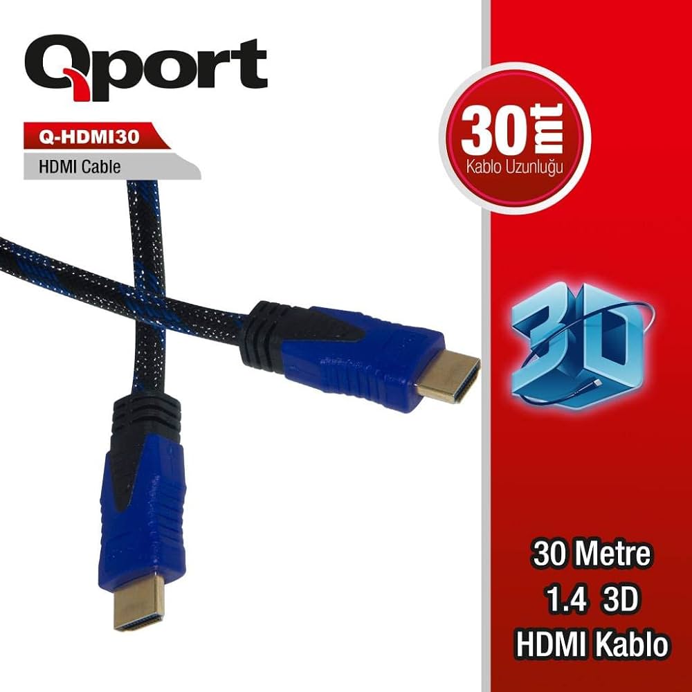 Qport Q-HDMI30 30m Hdmi Kablo