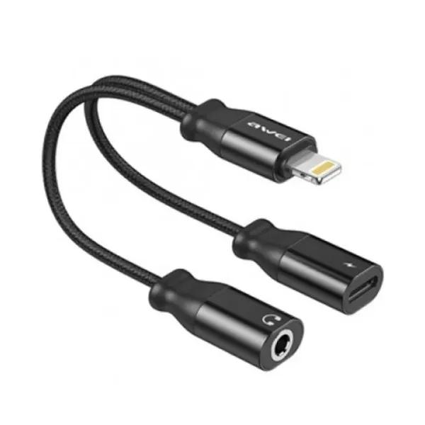 Awei CL-73 Lighting To 3.5 mm + Type-C