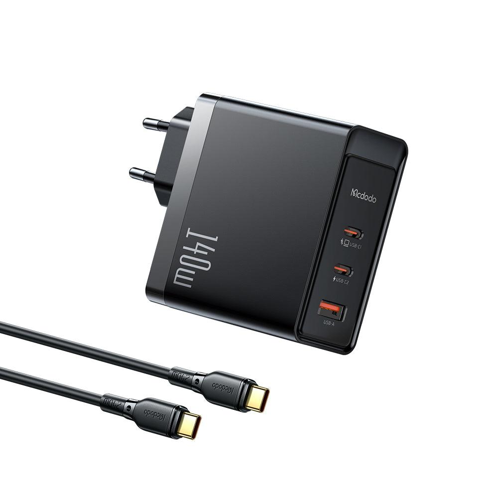 MCDODO 140W GAN5 PRO FAST CHARGER SET CH-2903 BLACK