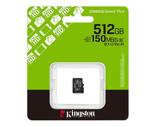 512GB MICRO SD SELECT PLUS KINGSTON SDCS2/512GB