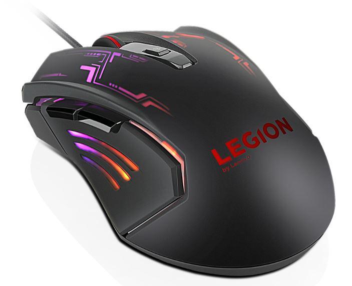 Lenovo O-Legion M200 Wired Optical Gaming Mouse RGB - Black