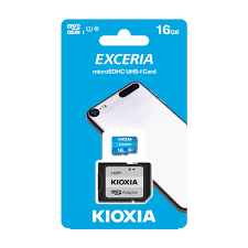 Kioxia 16GB Micro SDHC U1/C10 UHS-1 C10 100MB/sn  SD Card