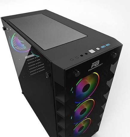 PowerBoost X59 RGB USB 3.0 Tempered Glass 6xRGB Fanlı Gaming Kasa