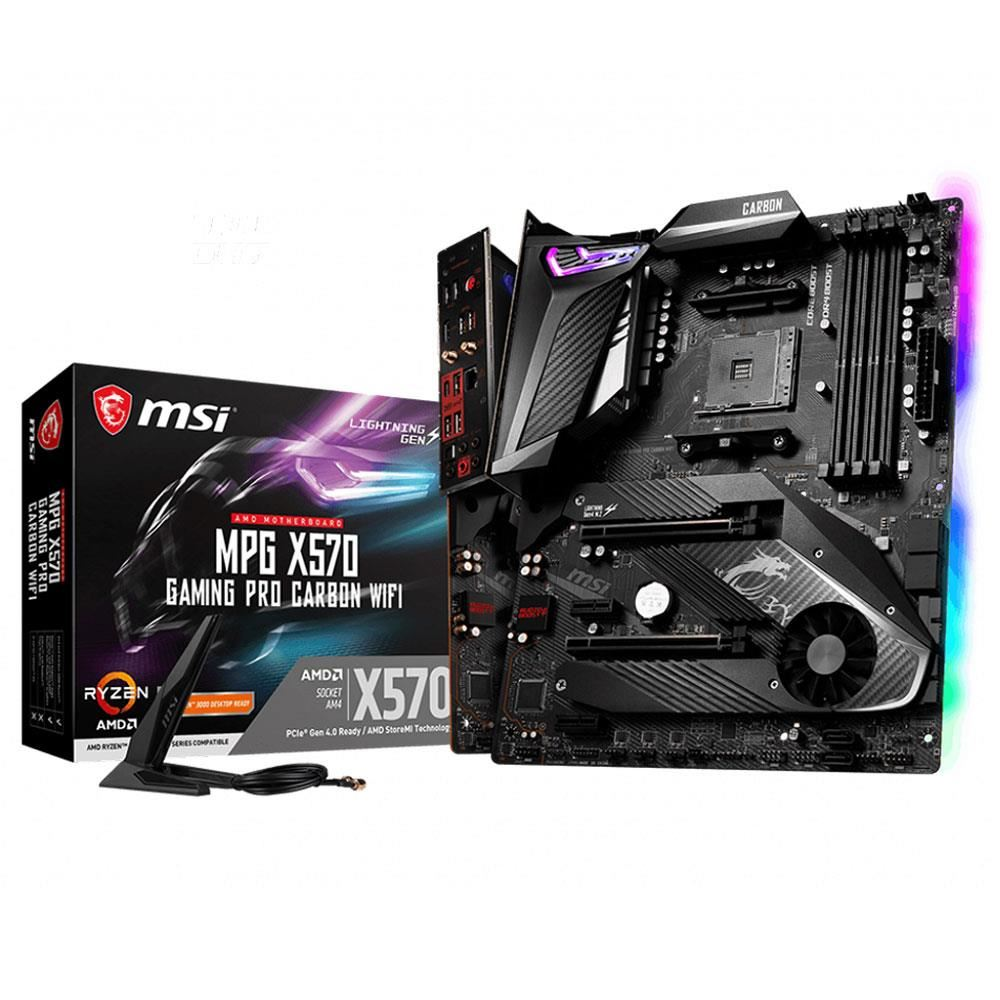 MSI MPG X570 Gaming Pro Carbon Wi-Fi AMD X570 Soket AM4 DDR4 4400(OC)Mhz ATX Gaming Anakart