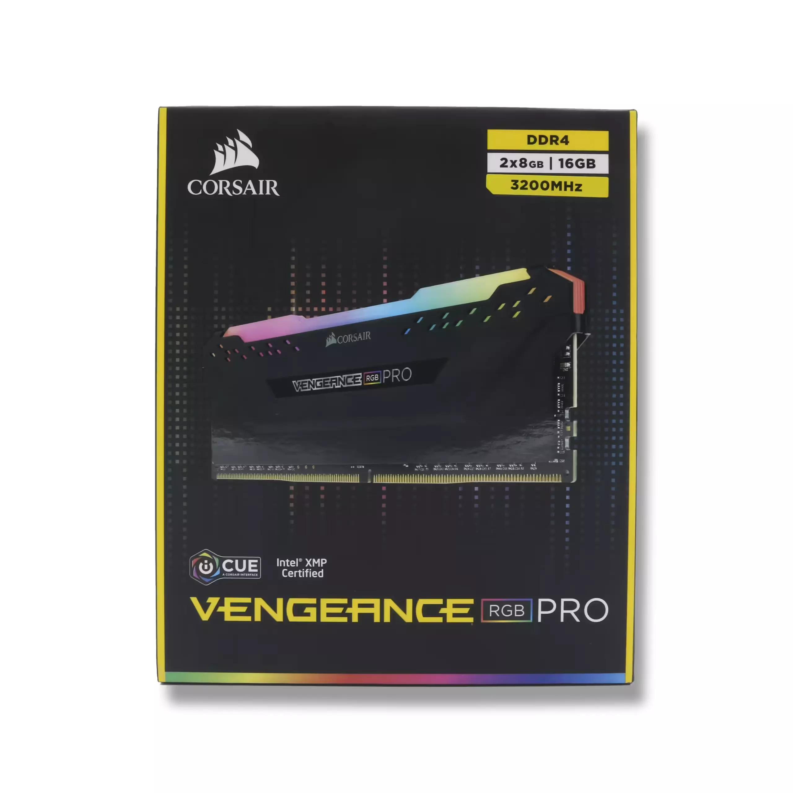 Corsair Vengeance RGB Pro 16GB (2x8GB) DDR4 3200MHz C16 Ram