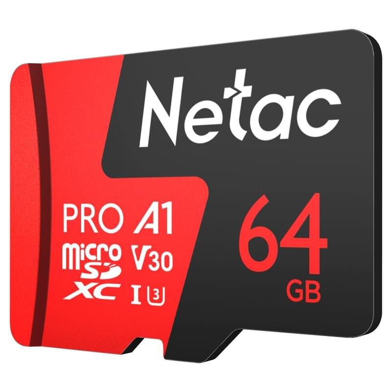 Netac 64GB MicroSDXC V30/A1/C10 NT02P500PRO-064G-R
