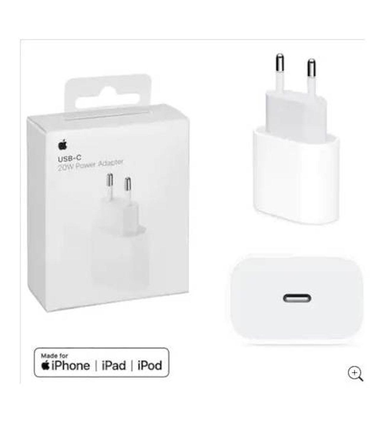 Apple MHJ83ZM/A 20W USB-C POWER ADAPTER