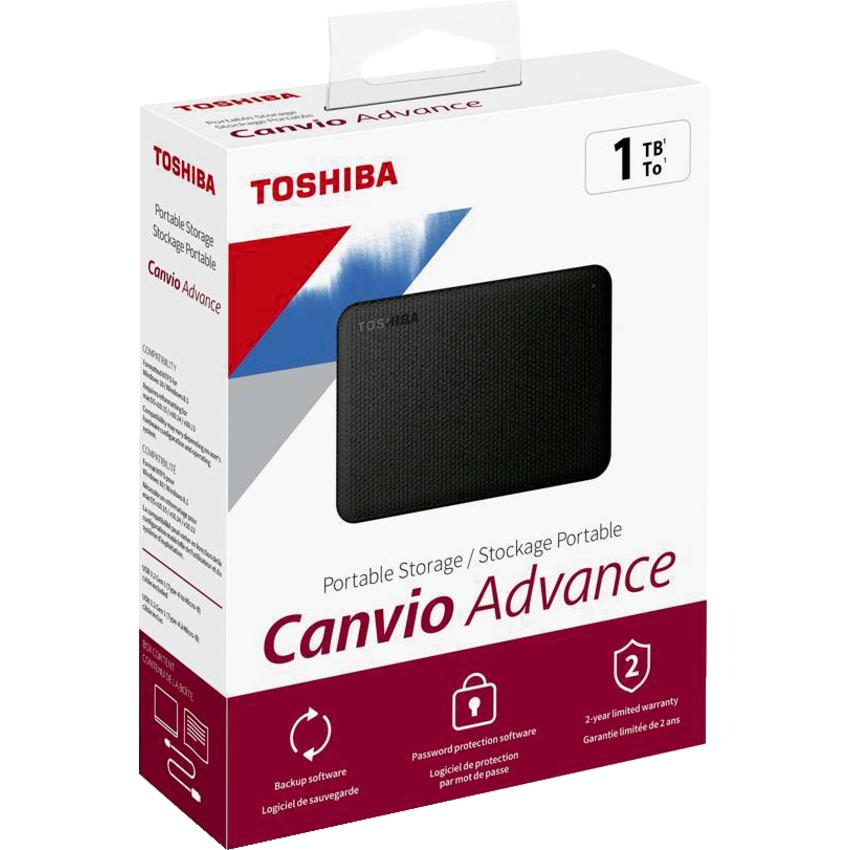 Toshiba Canvio Advance 1TB 2.5” USB 3.0 Mavi Taşınabilir Harddisk - HDTC910EL3AA