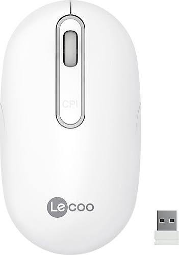Lenovo Lecoo Kablosuz Mouse Beyaz