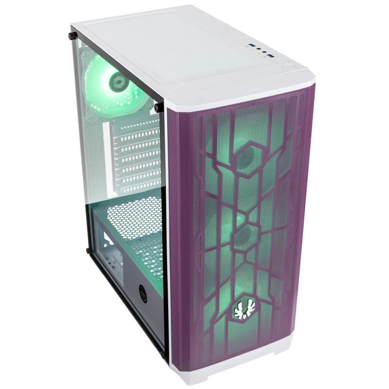 BitFenix Nova Mesh SE Beyaz Mor ARGB Mid Tower Kasa PSU YOK