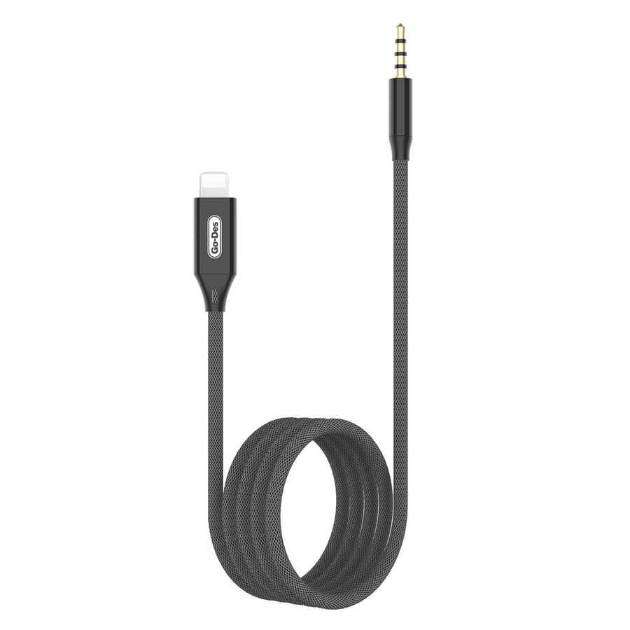 Zore Go Des GAC-363 Lightning To 3.5mm Aux Kablo ZRAUXCB-GAC363GOD-LHT01