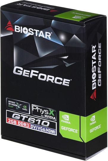 Biostar GT610 2GB 64Bit DDR3 16X LP