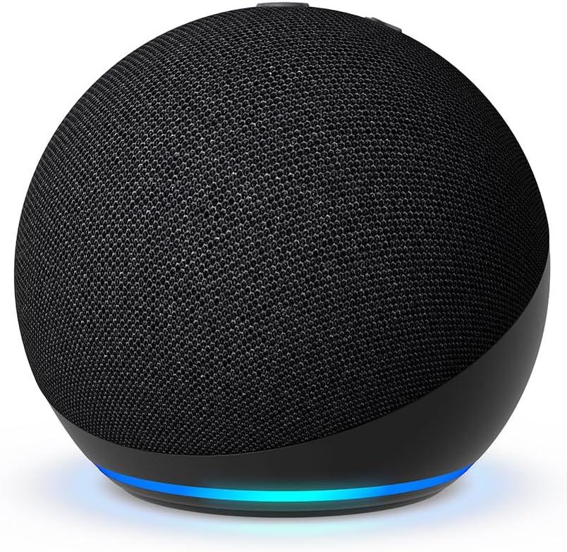 Amazon Echo Dot 4th Gen Smart Speaker with Alexa-Charcoal