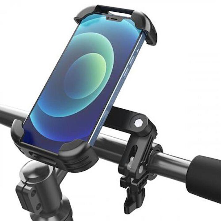 Scooter Telefon Tutucu – Ayarlanabilir Gidon Montajlı Universal Aparat