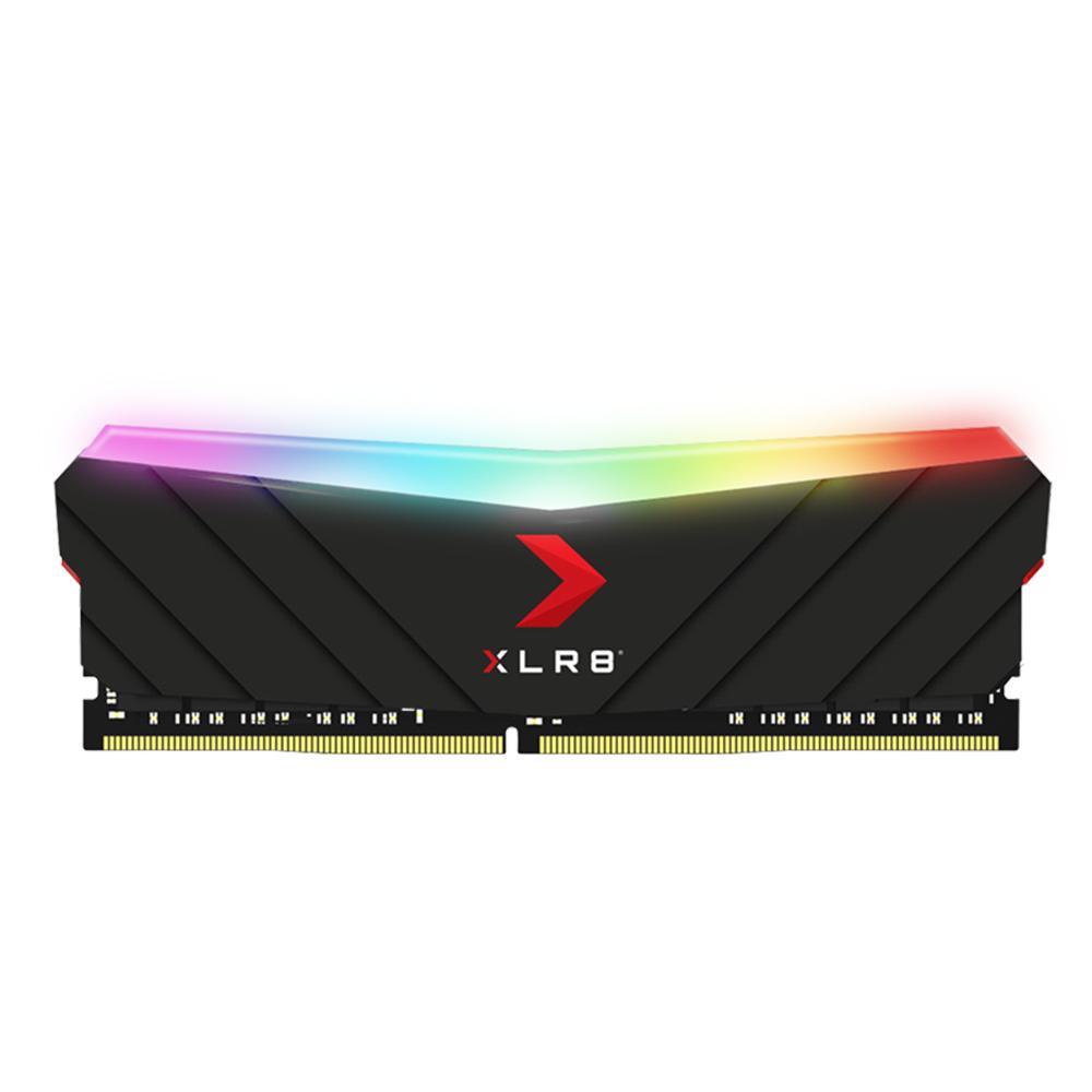 PNY XLR8 8GBF1X08QFHH38-135-K1-RGB 8GB DDR 3200 PC4-25600 CL16-18-18-18-38 1.35V DIMM