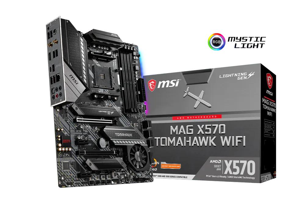 MSI MAG X570 TOMAHAWK WIFI AM4 OC DDR4 4600 MHZ