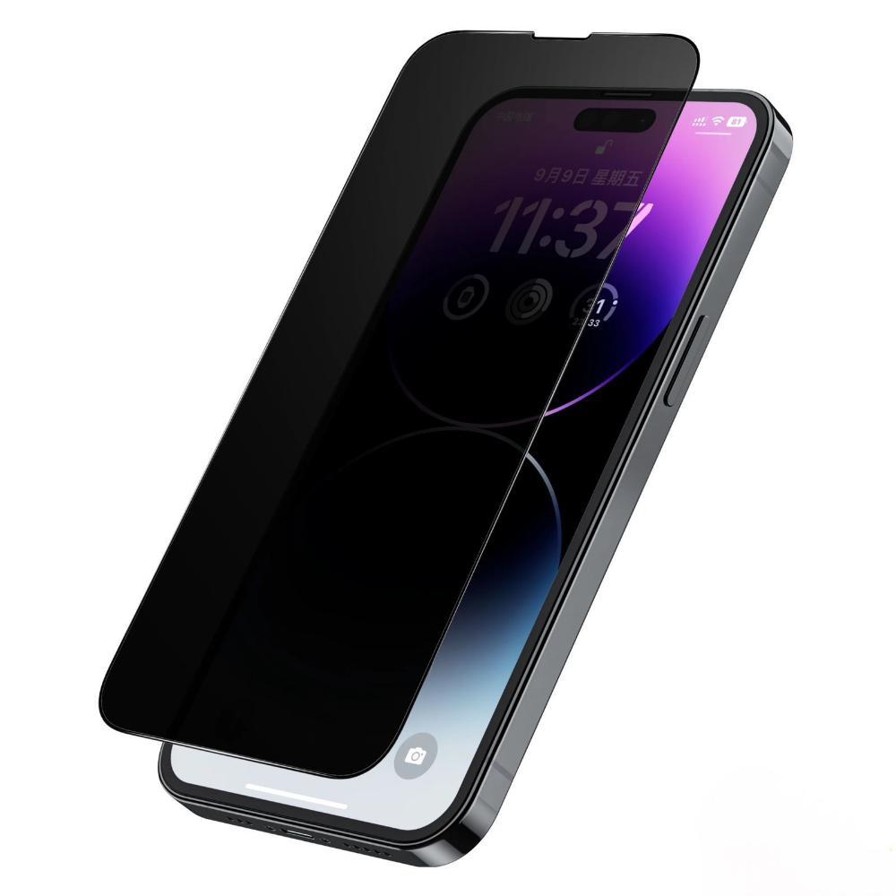iphone 14 Pro max siyah privacy Dayanaklı Cam E.