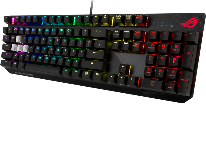 ASUS ROG STRIX XA04 Scope Deluxe Cherry MX Red Switch RGB Türkçe Klavye