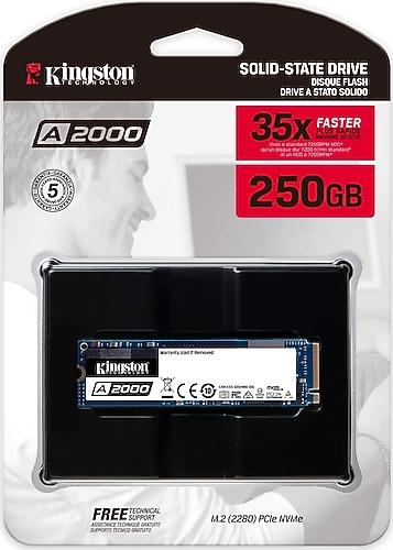 Kingston A2000 250GB PCIe NVMe SSD SA2000M8/250G