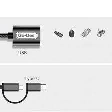 Zore GO-DES GD-CT033 2 in 1 Micro - Type-C Otg