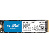 Crucial P2 250GB SSD m.2 NVMe PCIe CT250P2SSD8