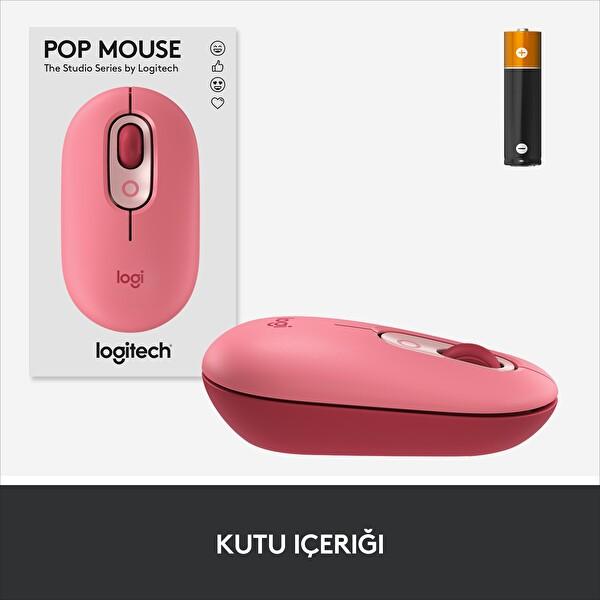 Logitech Pop Mouse Heartbreaker Rose 910-006548