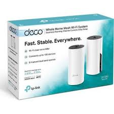 TP-Link Deco E4 AC1200 Tüm Evi Kapsayan Mesh 2'li WiFi Sistemi