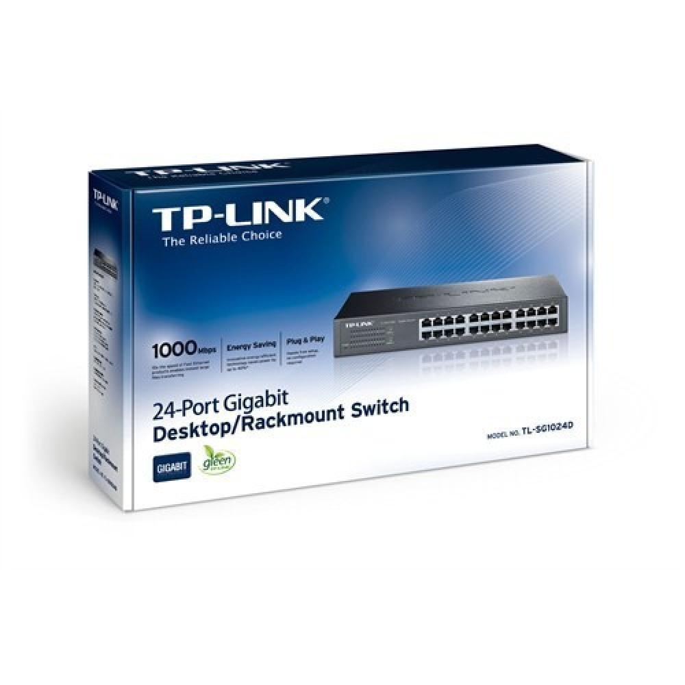 TP-Link TL-SG1024D Gigabit RackMount Switch