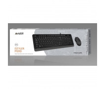 A4 Tech F1010 MM Klavye Mouse Set Gri USB