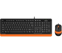 A4 Tech F1010 MM Klavye Mouse Set Turuncu USB