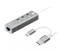 S-LINK SWAPP SW-U222 TYPE-C USB 3 PORT HUB ÇEVİRCİ 