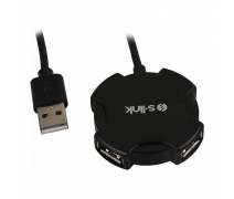 S-LİNK SWAPP SW-U212 SİYAH USB 2.0 4 PORT HUB