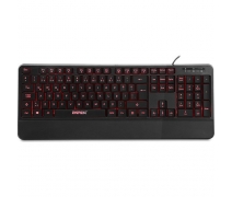 EVEREST KB-R61 BRIGHT SİYAH USB 3 RENK AYDINLATMALI Q SABİT BİLEK DESTEKLİ MULTİMEDİA KABLOLU KLAVYE