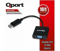 Qport Q-DP-VGA DP to VGA Çevirici