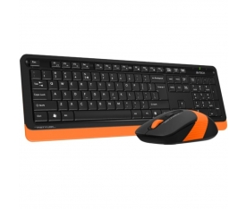 A4 Tech FG1010 Q Kablosuz MM Klavye Mouse Turuncu