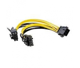 8 pin PCI-E Erkek to 6+2 PCI-E GPU Y dişi Çoklayıcı Power Kablo