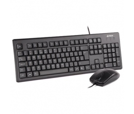 A4 Tech KM-72620D Q Klavye Mouse Set MM Siyah